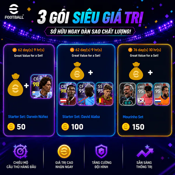 Gói Nạp eFootball Coins Mobile (IOS)