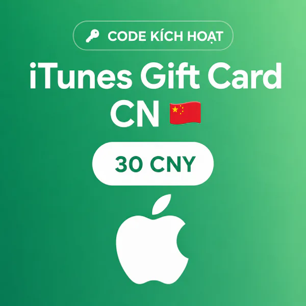 iTunes Gift Card Trung Quốc