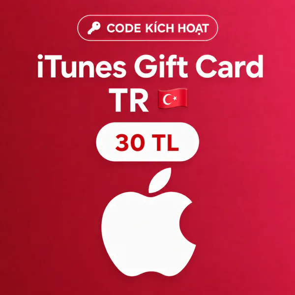 iTunes Gift Card Thổ Nhĩ Kỳ